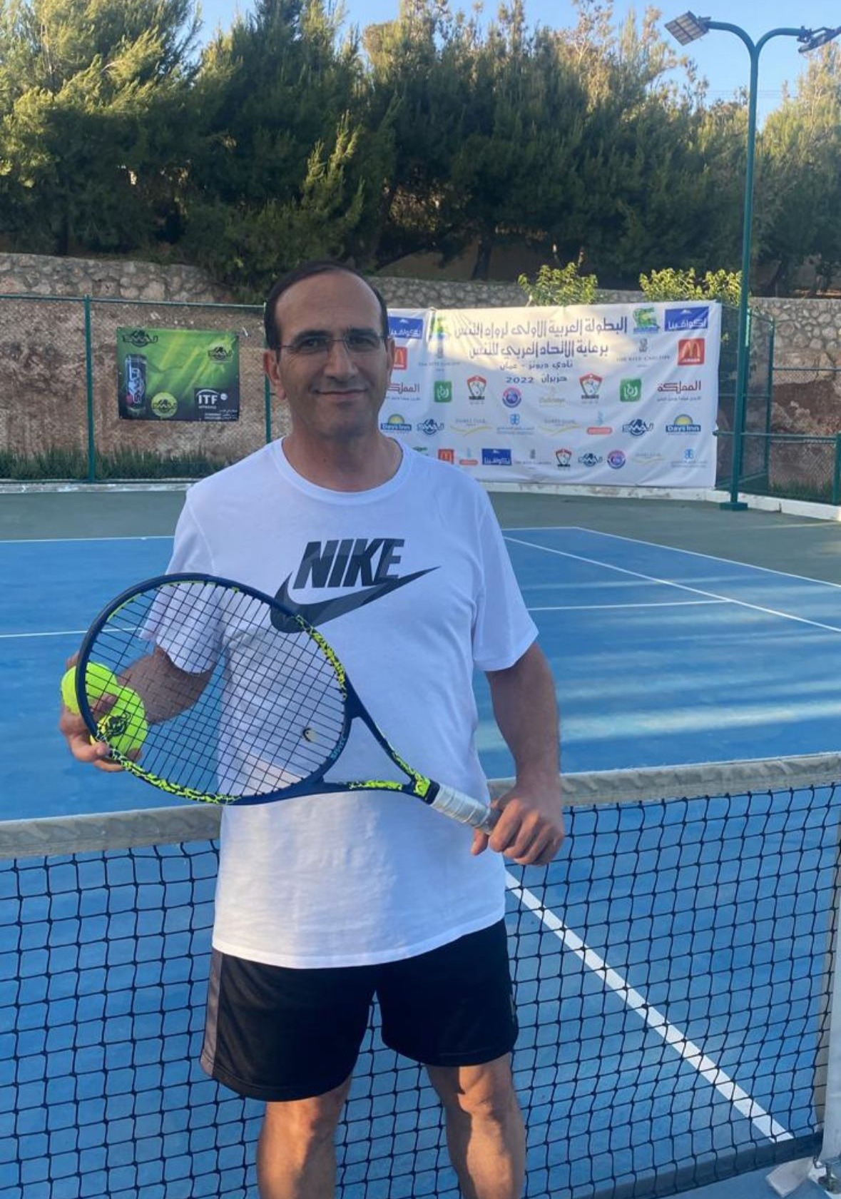 الرواشدة يرعى تنشيطة نادي التنس الأردنية